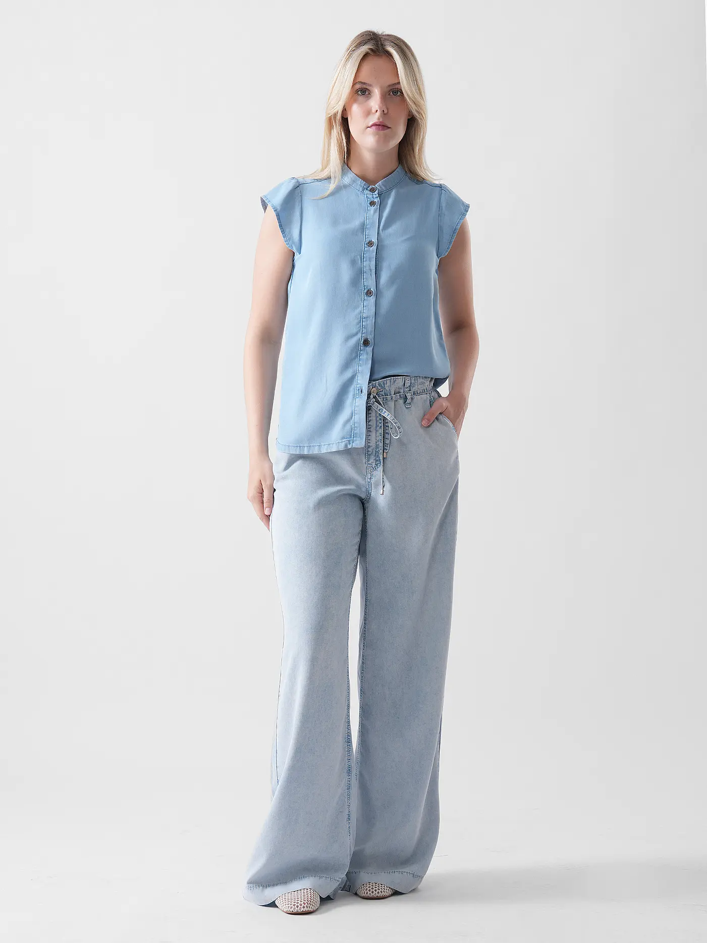 MAC | Jeans Flared Fit WENDY | hellblau